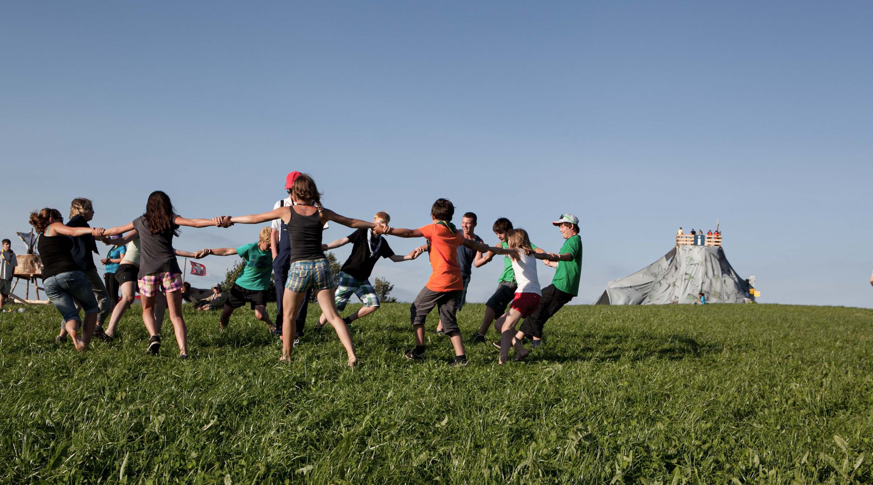 Scouts in the circle