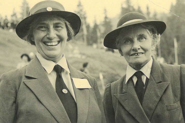 20 Jahre Our Chalet: Lady Baden-Powell und Ida von Herrenschwand