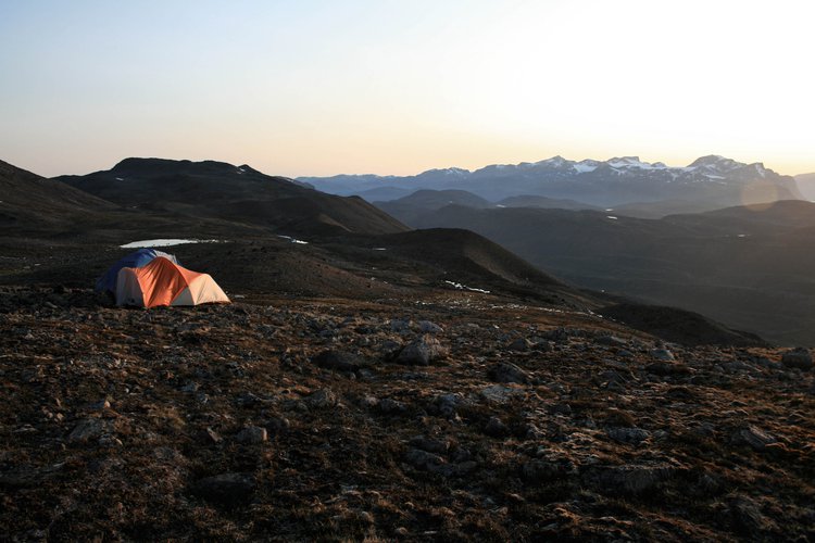 Tente au Groenland
